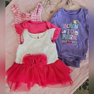 Carhartt Purple Baby Onesie